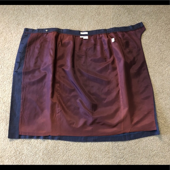 Liz Claiborne 100% Linen Skirt Sz 8P Pencil Straight Pockets - Picture 8 of 12